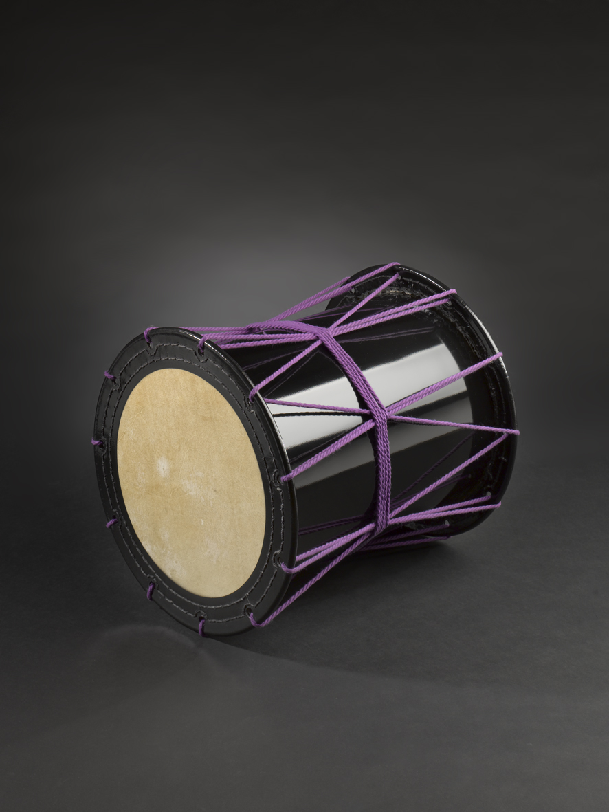 Okedo / Katsugi-Daiko drum in shiny-black 45cm (629)