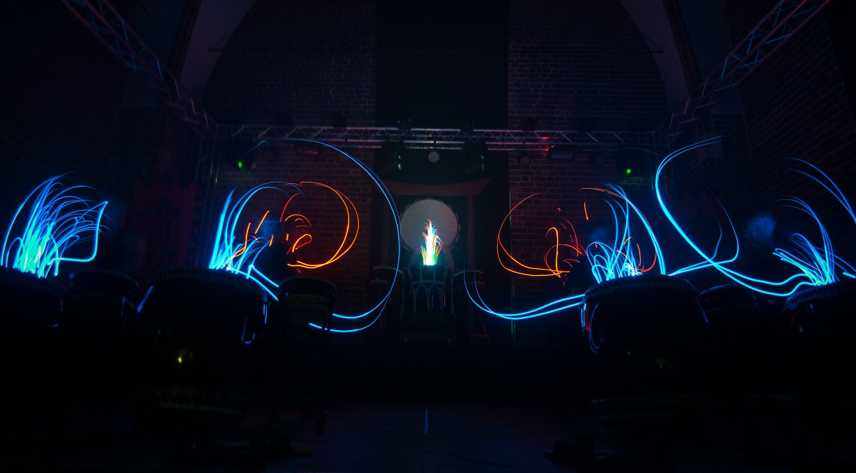 Led-Taiko Bachi in Action - 75/pair
